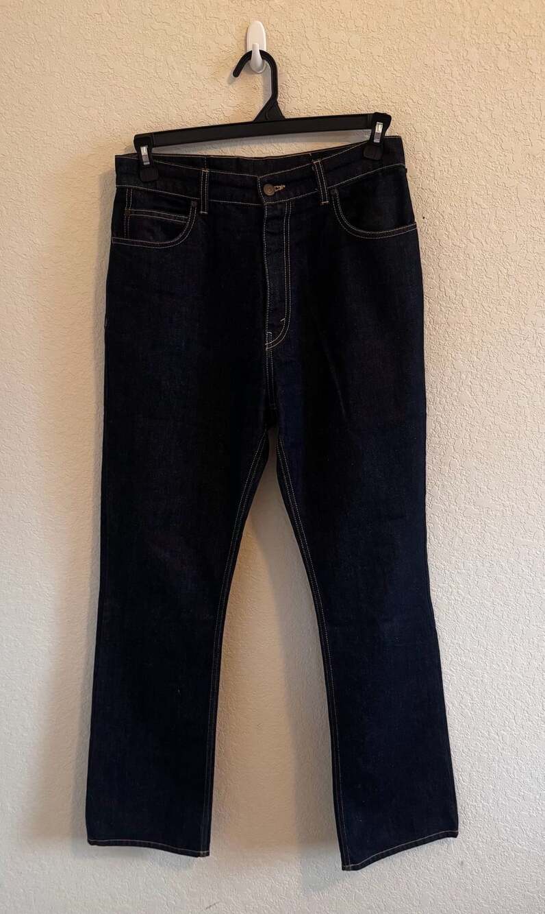 Stella McCartney Dark Indigo Straight Leg Jeans Size 31 US 8 Italy